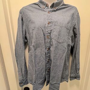 Mens denim dress shirt